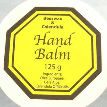 Hand Balm natural with beeswax & Calendula 125g (CorHBalm)