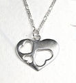 Silver Heart Pendant & Silver Chain