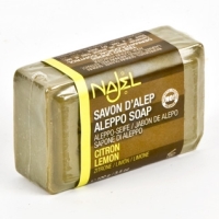<!--032-->Aleppo Lemon Soap  100g - Najel (021)