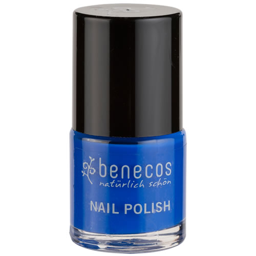 Nail Polish - Benecos Happy Nails - SPARKLES - ( blue)