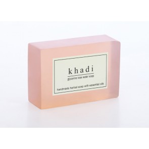 Rose Water Herbal Soap - Khadi 125g