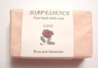 Rose & Geranium Hand made soap 'Love'