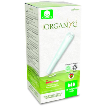 Organic Cotton Tampons - Super - with applicator 14pk - Organyc
