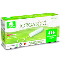 Organic Cotton Tampons - Super -  16pk - Organyc