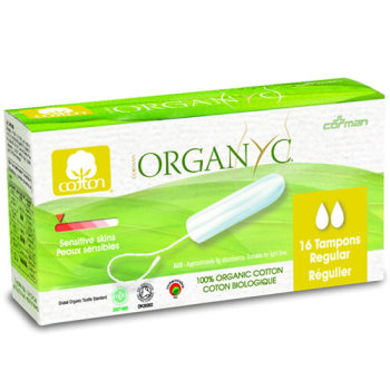 Organic Cotton Tampons - Regular-  16pk - Organyc