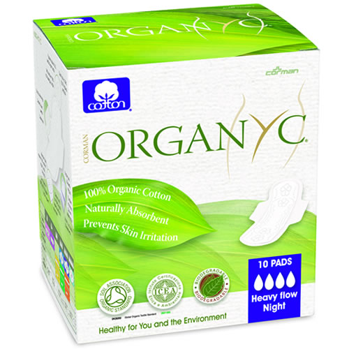 Organic Cotton Sanitary Pads with wings Heavy flow (10)