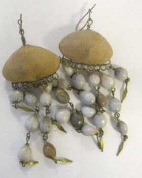 Earrings from Peru - Wild Seed & Brass P11