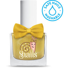 Make a Wish - GOLD Snails  Nails Washable Polish 