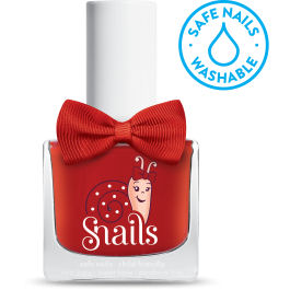 <!-- 009 -->Love Is...RED Snails Washable Polish 