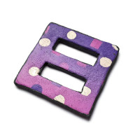 Scarf clip, Lilac and Pink Dotty Accessory