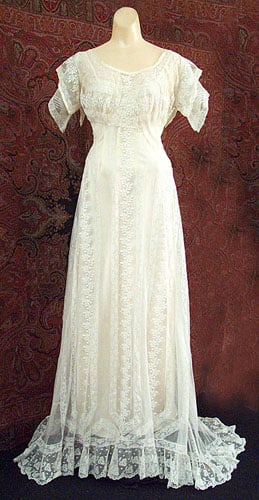 edwardian lace gown front