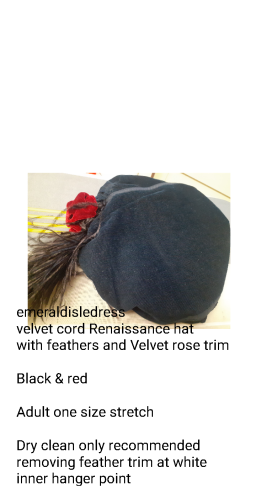 Renaissance ,tudor hats 