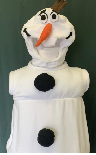 Olaf Mascot character costume hire- Frozen Jr