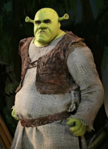 Shrek character  costume and mask to HIRE