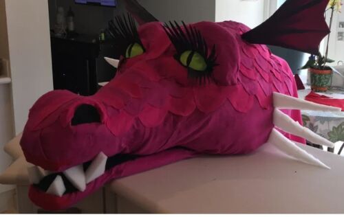 Dragon Head made of Papier Mache - for Shrek Musical - to HIRE