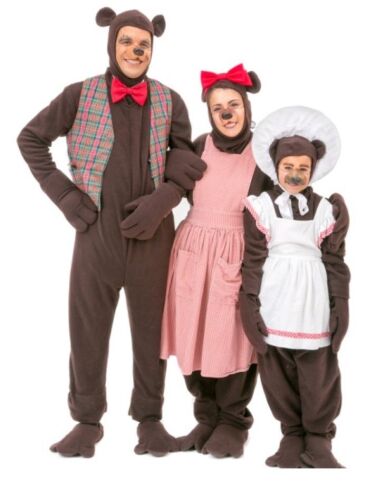 12-PIECE Bear family from Shrek the Musical- outfits to HIRE