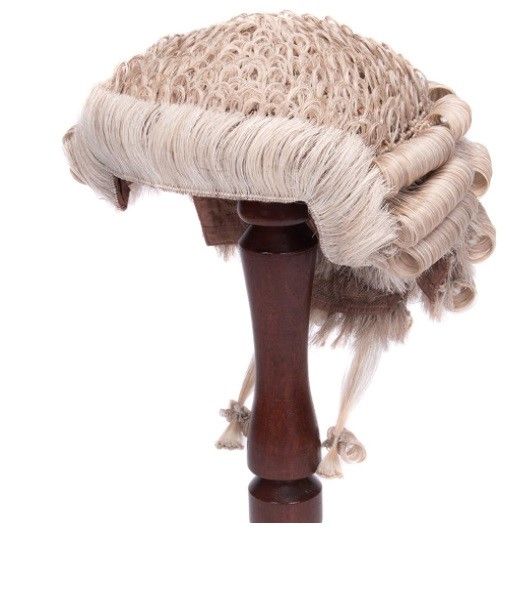 traditional barrister wig side