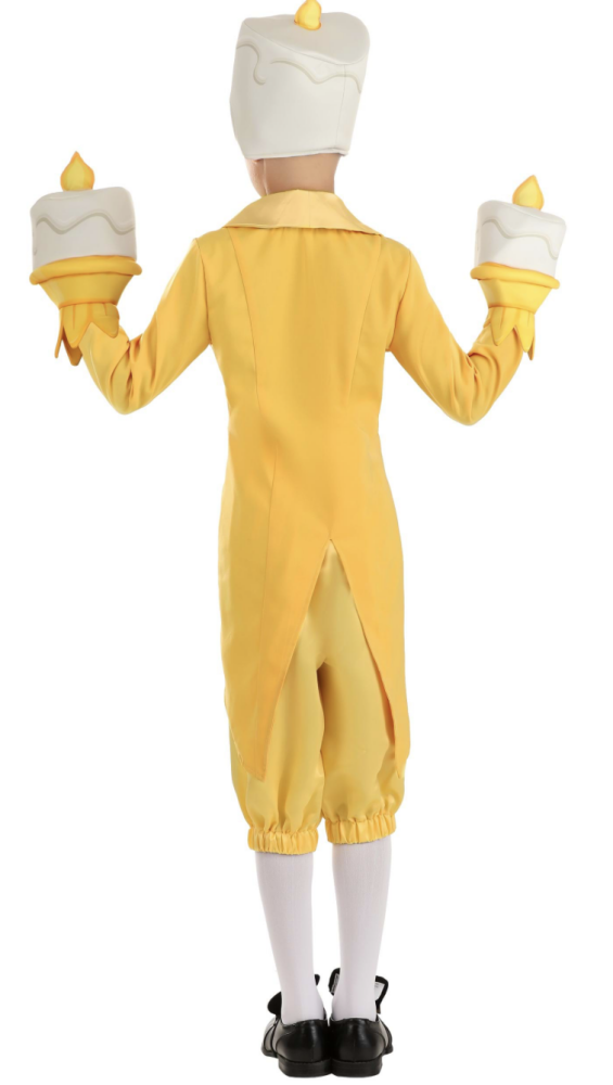 back of Lumiere costume from B &amp; t B