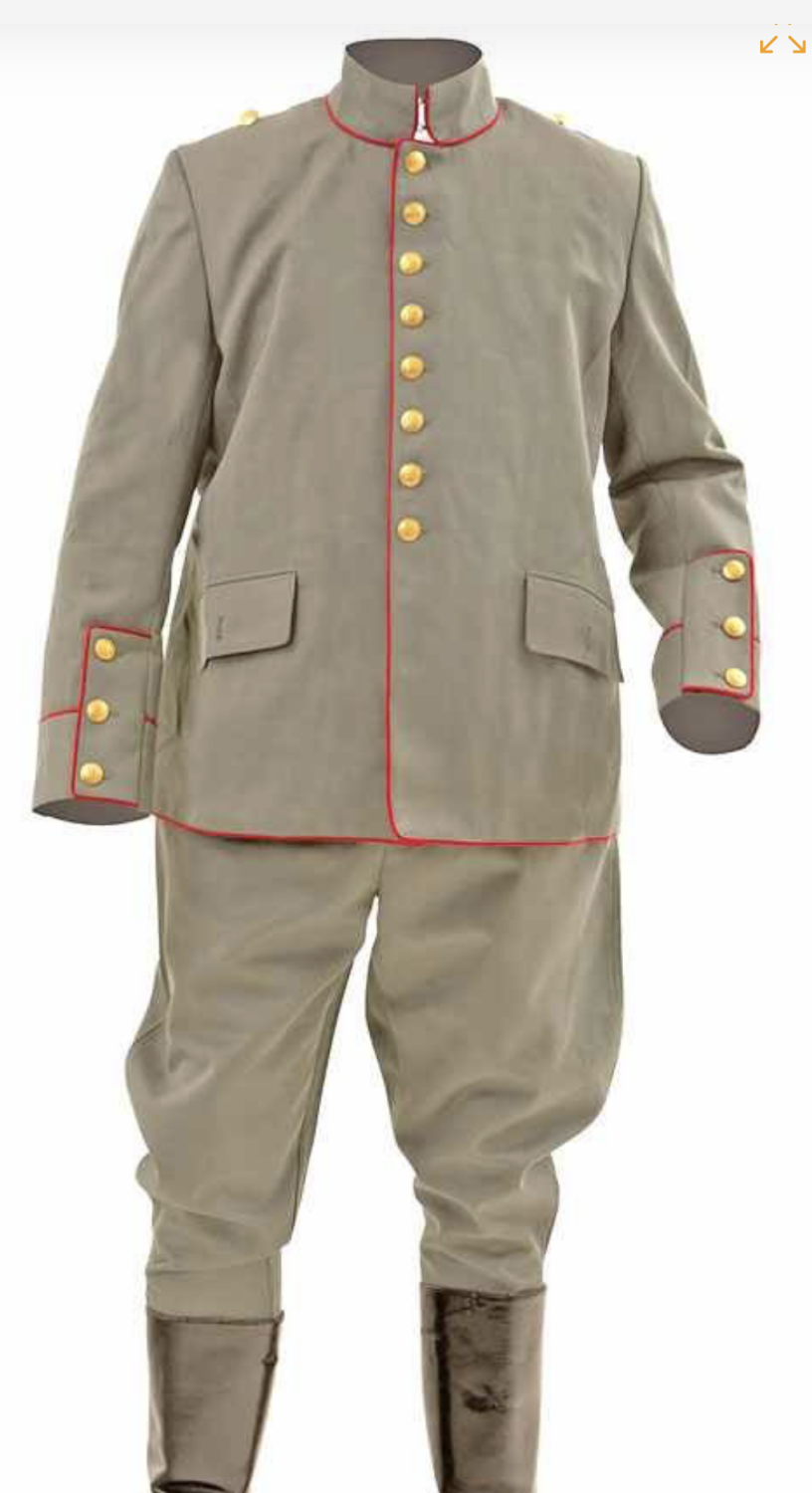 GErman officer jacket and jodhpurs