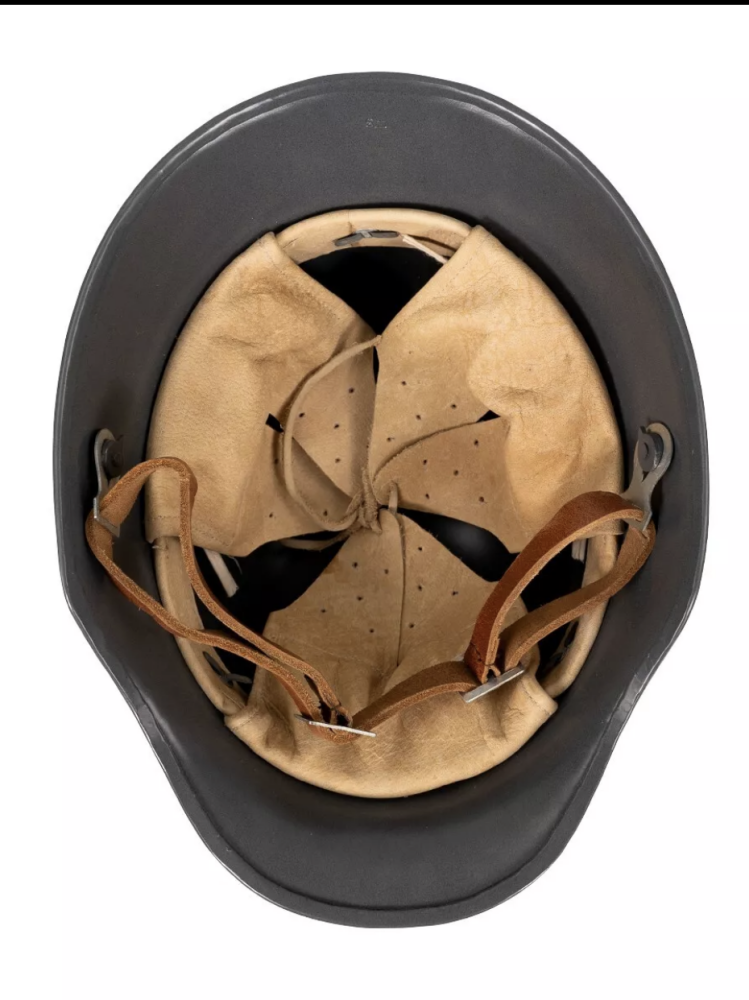 inside of WW1 helmets