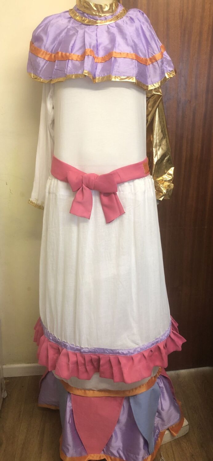 front of Mrs Potts costume front of Mrs Potts costume