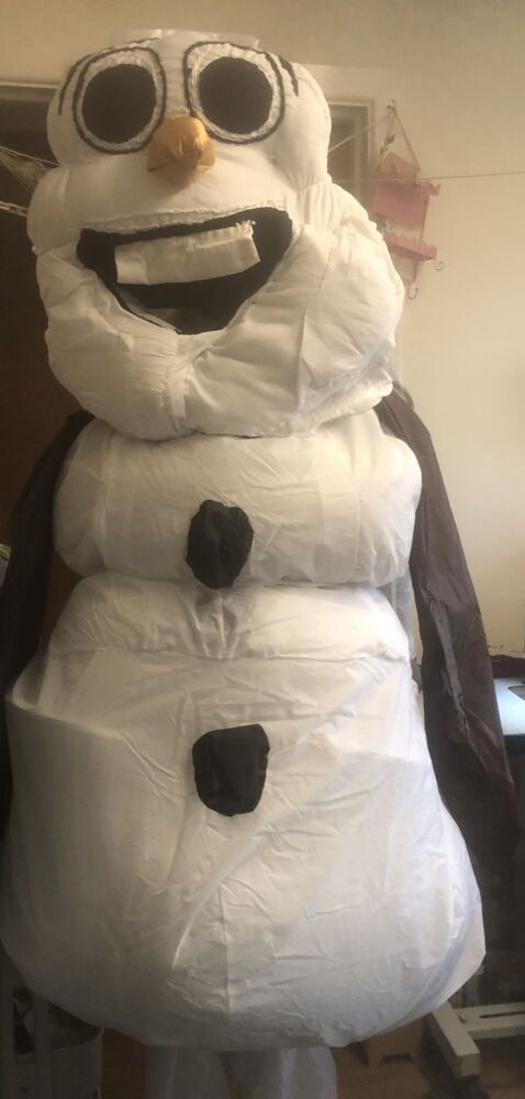 Olaf mascot costume Olaf mascot costume