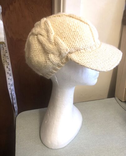 Arran Baker Boy STyle hat cable knitting pattern