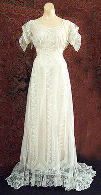 Full length Titanic style grand formal DRESS TO HIRE- (hire deposit included in price)