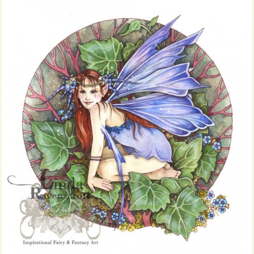 “Blue Blossom Fairy” by Linda Ravenscroft