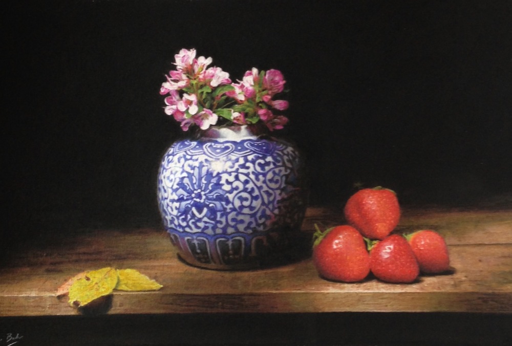 strawberries pastel.pencil 7 x 9 4250