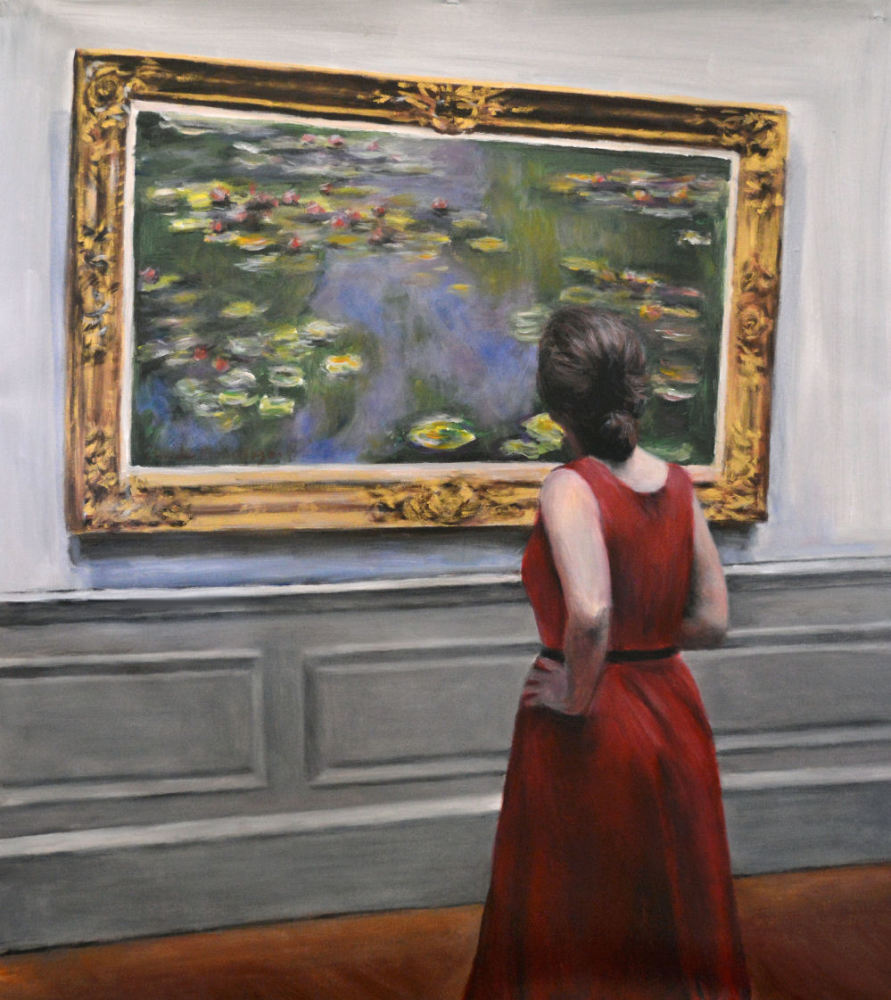 Watching Monet waterlillies 1