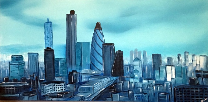 London Cityscape 20 x 40