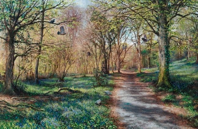 Path through the Bluebell woods 20 x 30 &pound;2250