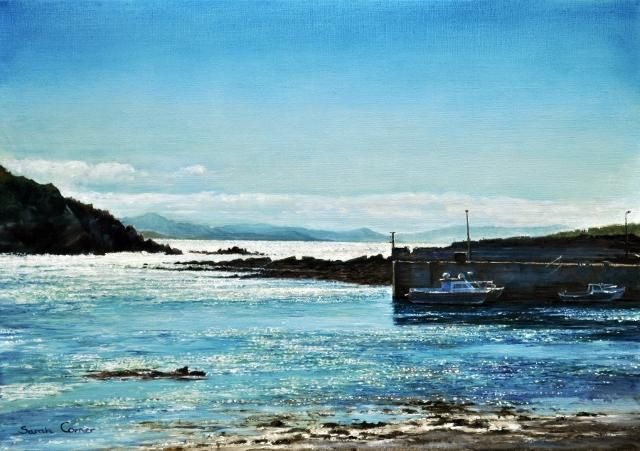 Ultramarine oil on linen canvas 10 x 14 County Kerry