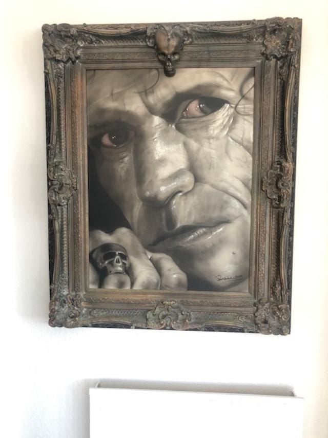 Keith Richards Skull Eyes 41x31 in &pound;15,000.00 3