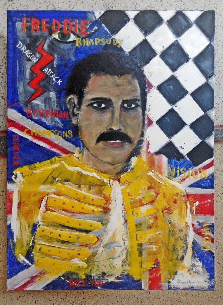 Freddie Mercury by Antonio Alba Dias 1