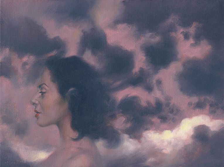 The Girl With Head In Clouds