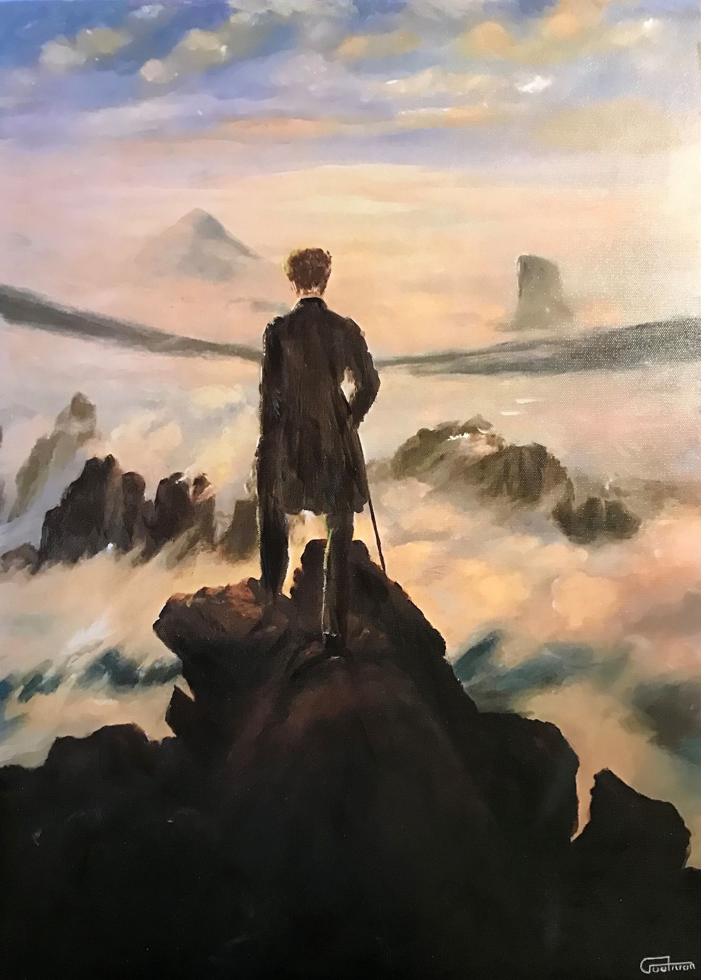 the wanderer above the fog