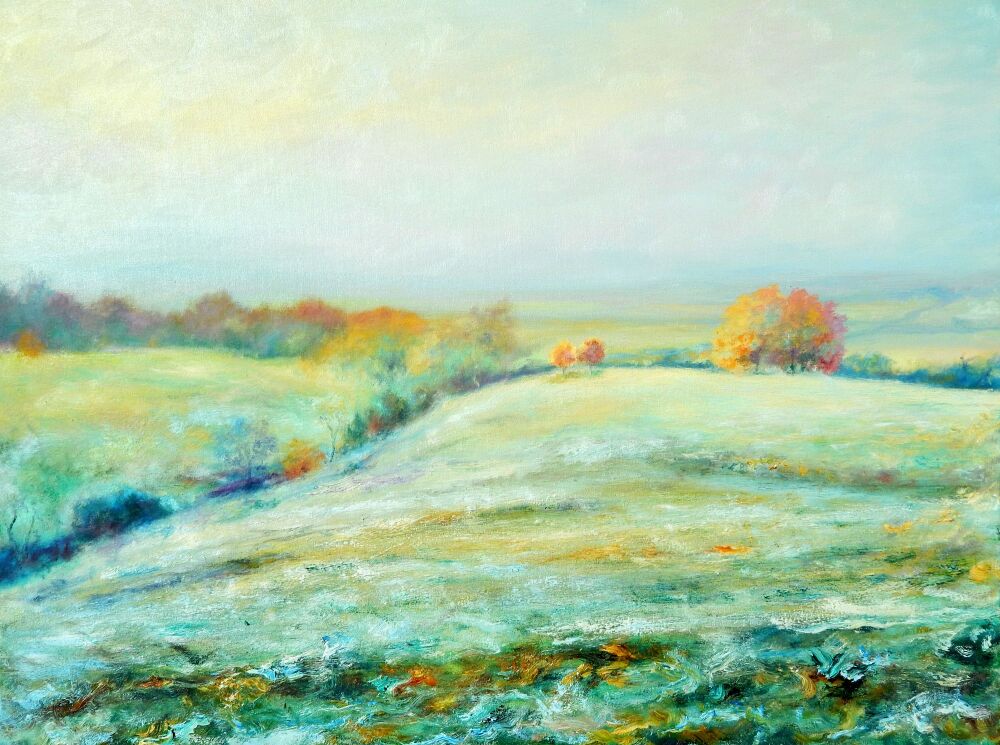 rockingham castle winter scene
