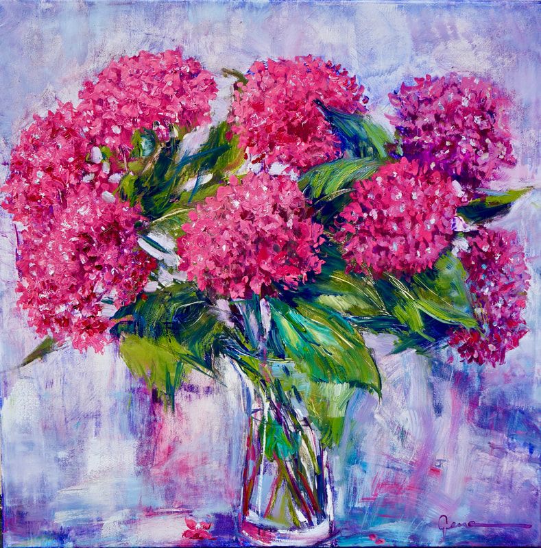 ff2308-072-pink-hydrangeas-bouquet-from-my-garden-30x30-22-oil-on-canvas-by