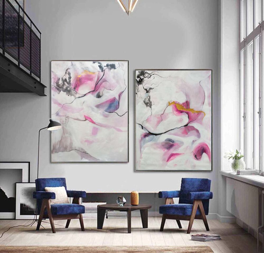 Kismet, acrylic on canvas, 260 x 150 cm, 2023