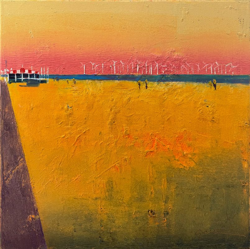 nf2506-066-norfolk-great-yarmouth-beach-attractions-50x50cm-oil-on-canvas-b