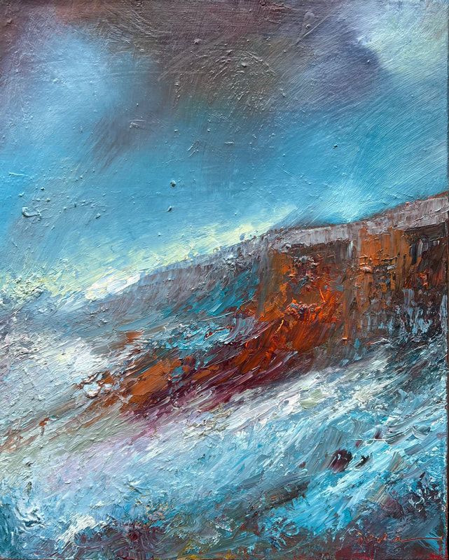 nf2301-015-inspired-by-hunstanton-cliffs-40x50cm-oil-on-canvas-by-artist-ge