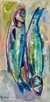 aa24011-134-sea-bass-fish-100x50cm-oil-on-canvas-by-artist-gennadiy-ivanov-