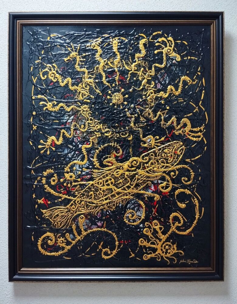 Antonio Alba Dias - Nordic Skrei Gadus Morhua 95x75cm - Mixed Tecnique - 20 Antonio Alba Dias - Nordic Skrei Gadus Morhua 95x75cm - Mixed Tecnique - 20