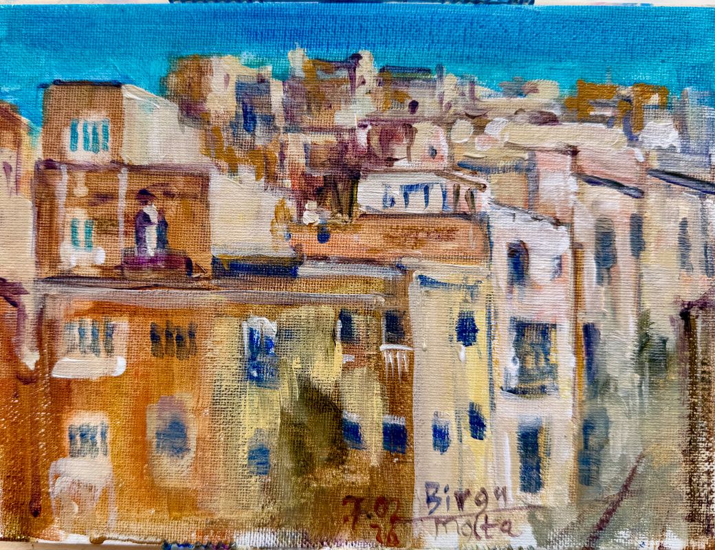 malta0226-27-birgu-cospicua-malta-harbour-buildongs-sketch-acrylic-on-canva