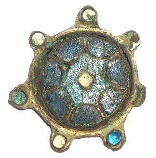 Beautiful Viking Cloisonne Brooch c. 950 AD