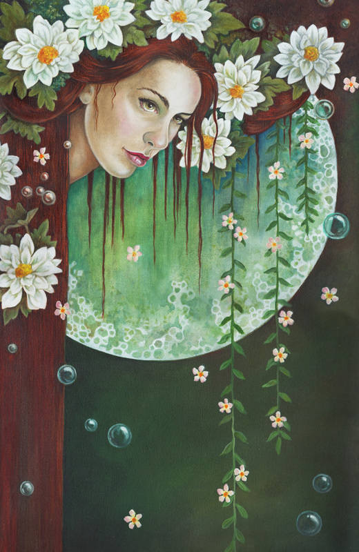 lady of may - oil on canvas (2)