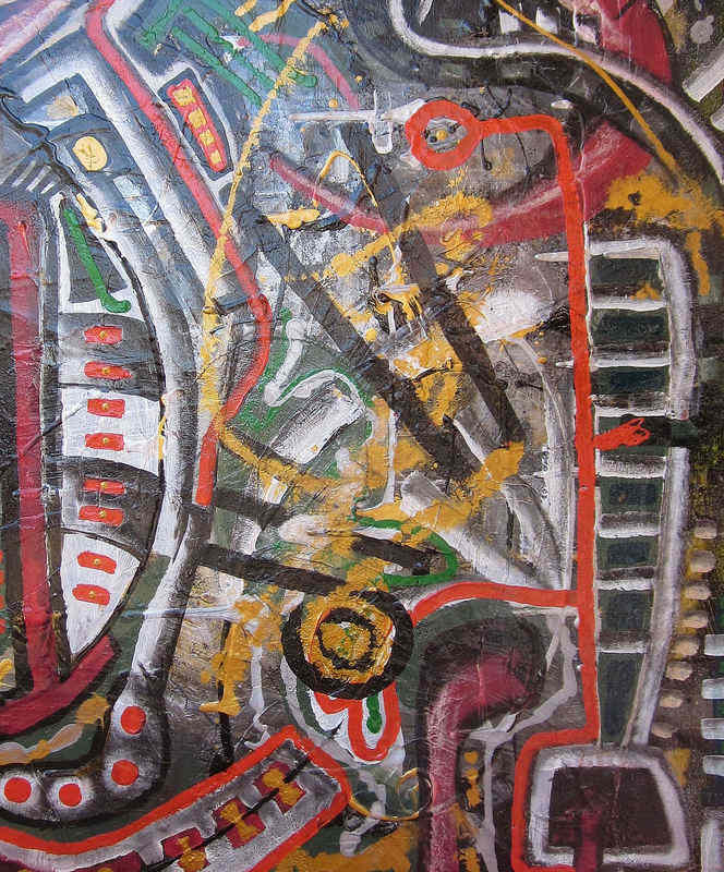 Fall of the Racehorse 100x80x5cm 1995 3
