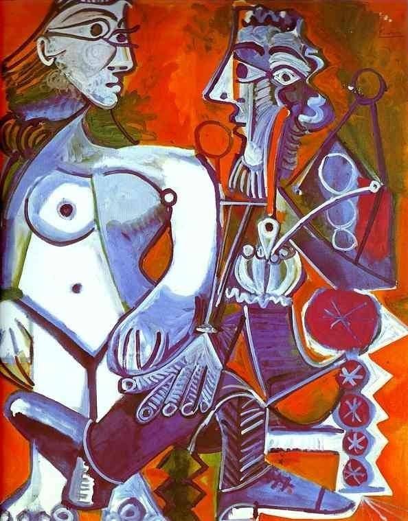 Female Nude and Smoker. 1968